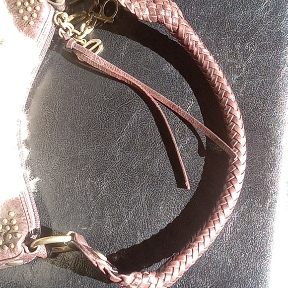 Vintage Bebe Spellout Y2K Rabbit Fur shoulder bag - Picture 3 of 10